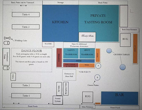 Willow Springs Winery Wedding Decor – All-Inclusive Package