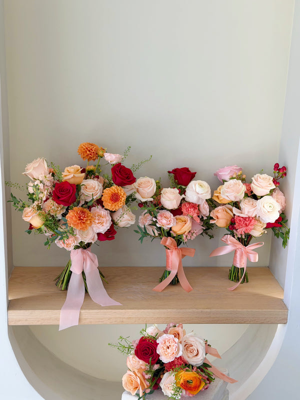 Bride's bouquet Peach Garden