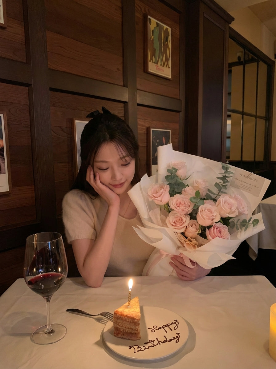 Layer Max - Pink Cloud  - 层次感粉玫瑰花束